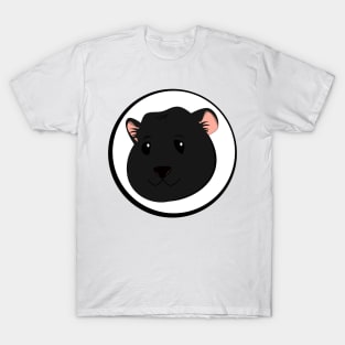 Cute black Guinea Pig T-Shirt